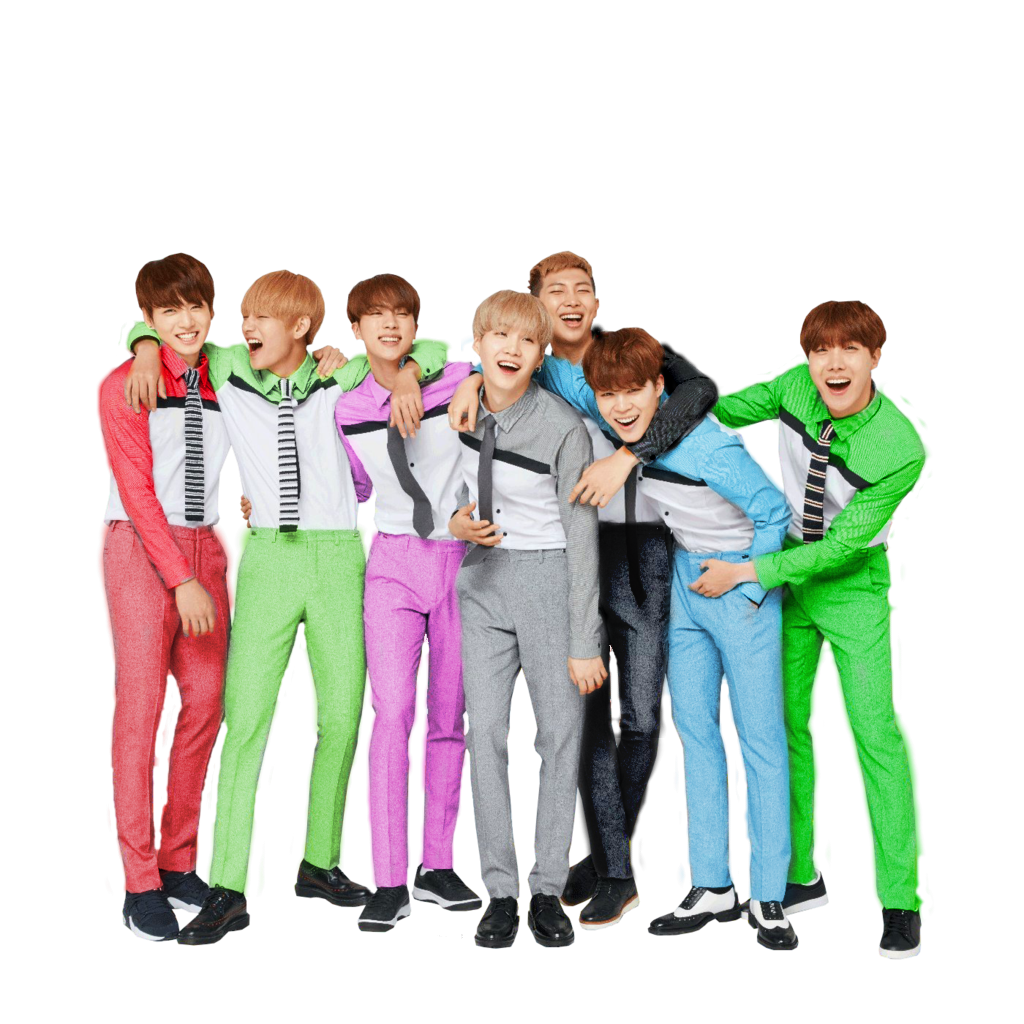 Los siete miembros de BTS